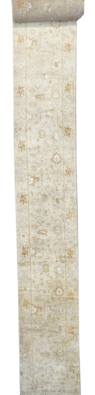 3x38 Oushak Hand-Knotted Wool rug, Rug #101-1198