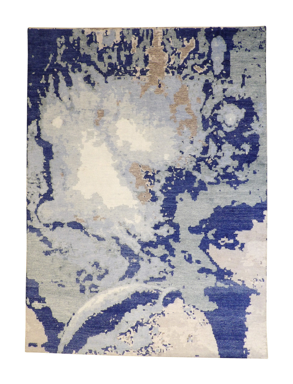 9x12 Modern Hand-Knotted Silk rug, Rug #101-2331