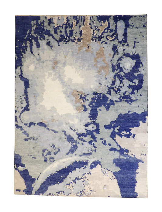 9x12 Modern Hand-Knotted Silk rug, Rug #101-2331