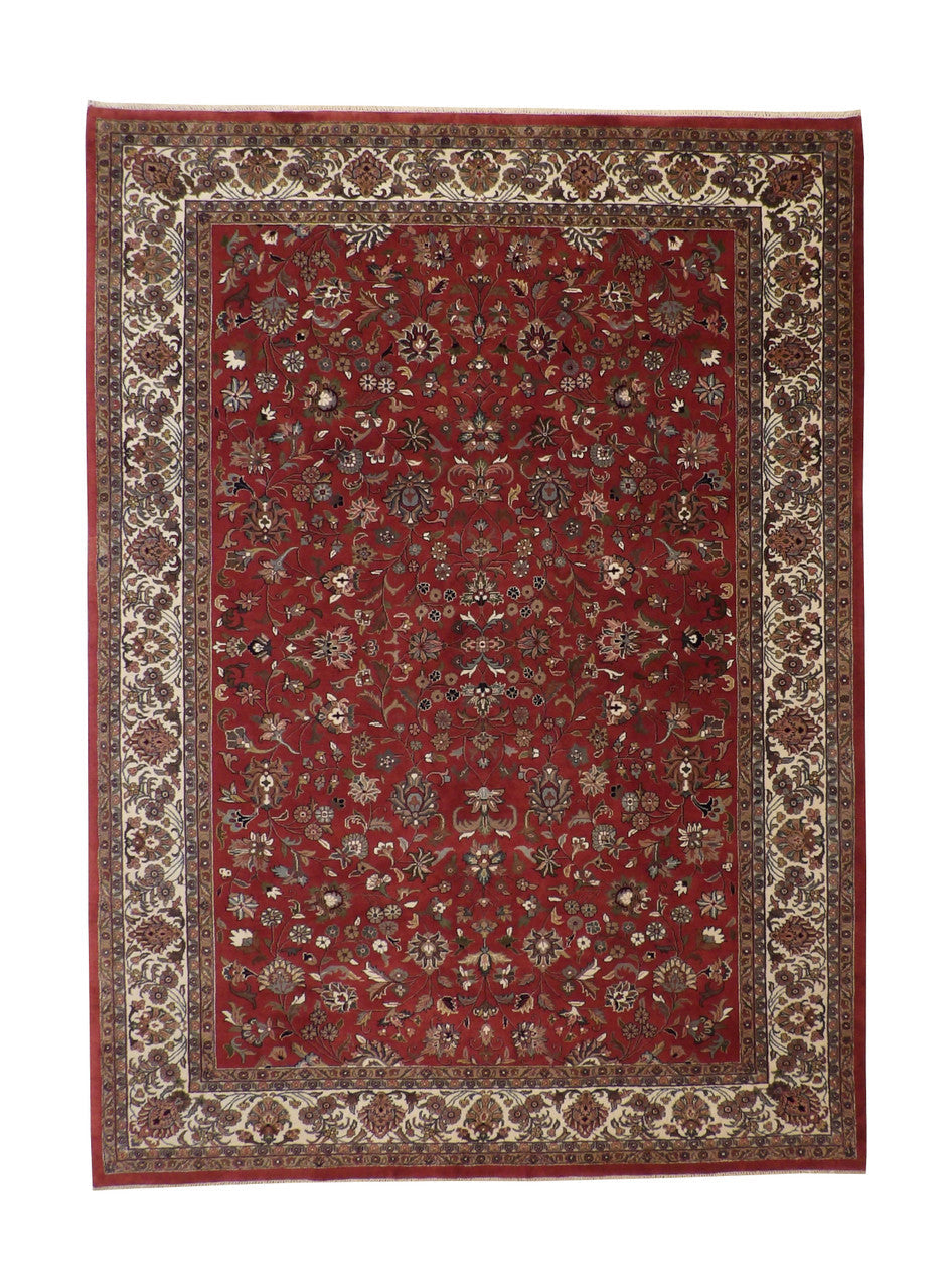 8x11 Antique Hand-Knotted Wool rug, Rug #101-20036
