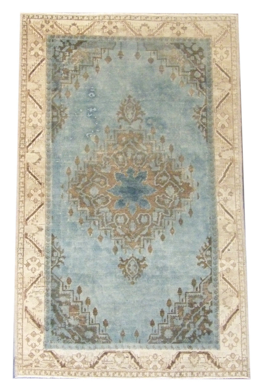 5x8 Oushak Hand-Knotted Wool rug, Rug #101-756