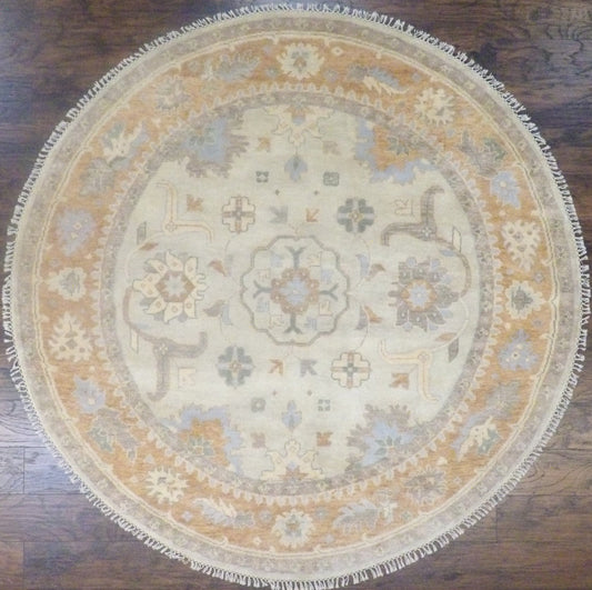 8x8 Oushak Hand-Knotted Wool rug, Rug #101-516