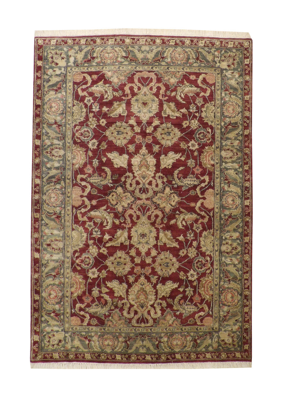 6x9 Antique Hand-Knotted Wool rug, Rug #101-2264