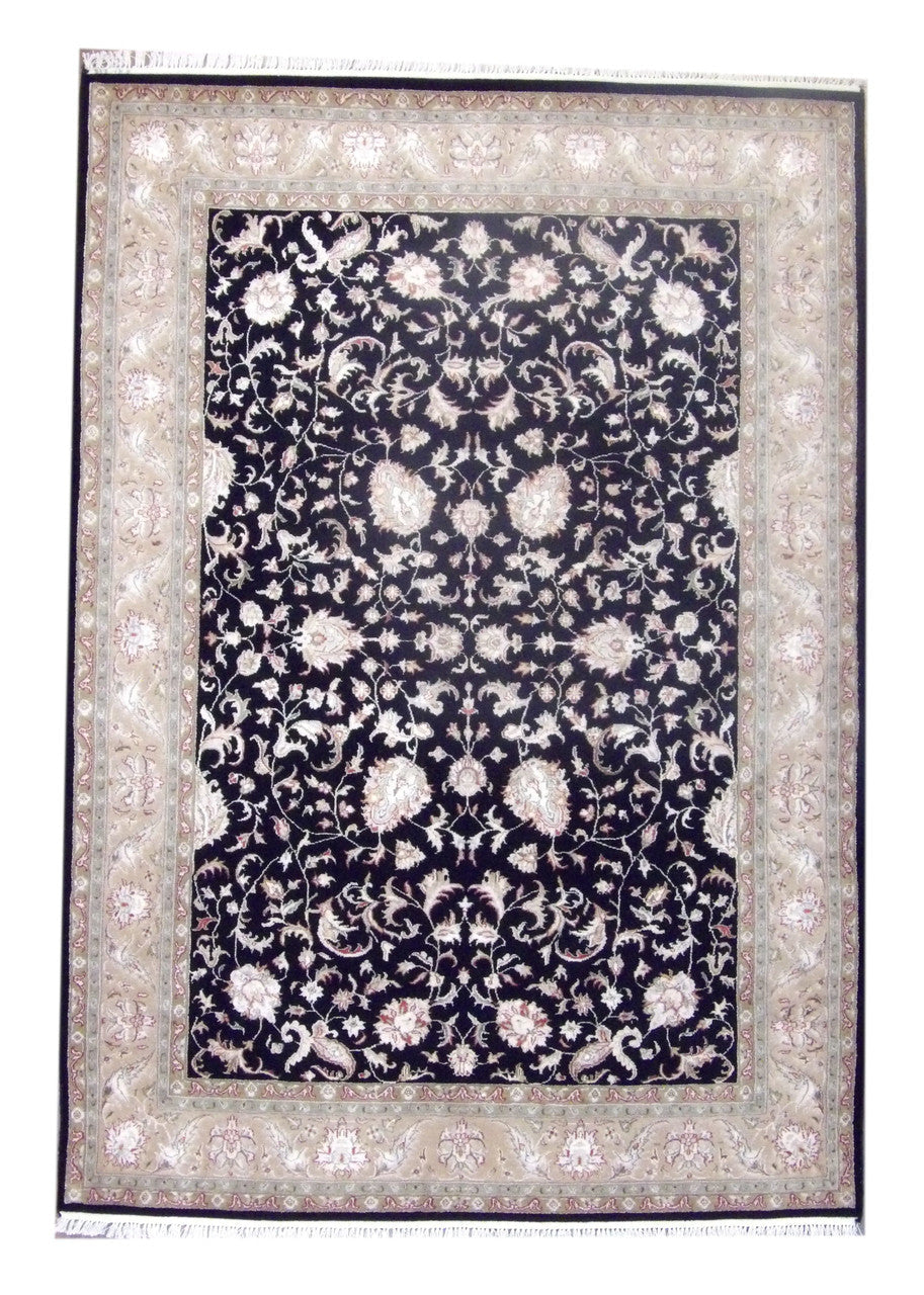 5x8 Traditional Hand-Knotted Silk rug, Rug #101-795