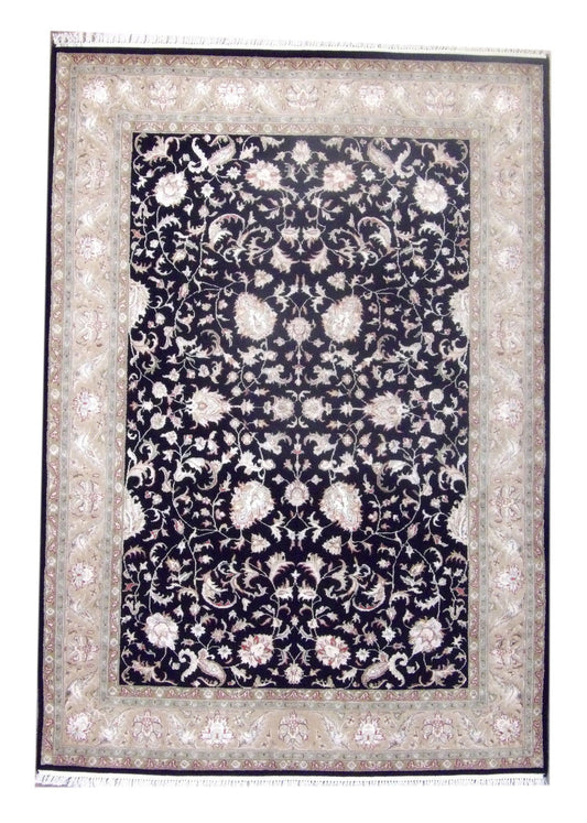 5x8 Traditional Hand-Knotted Silk rug, Rug #101-795