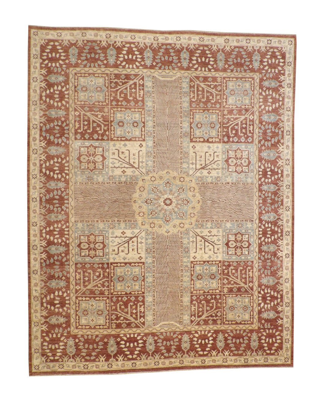 9x11 Tribal Hand-Knotted Wool rug, Rug #101-5113
