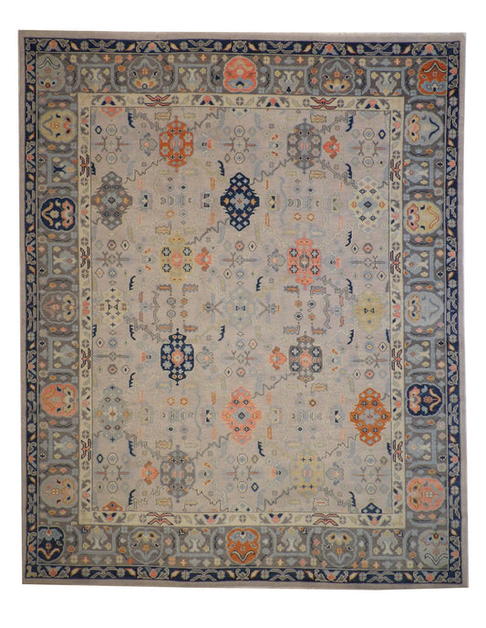 12x15 Oushak Hand-Knotted Wool rug, Rug #101-20184