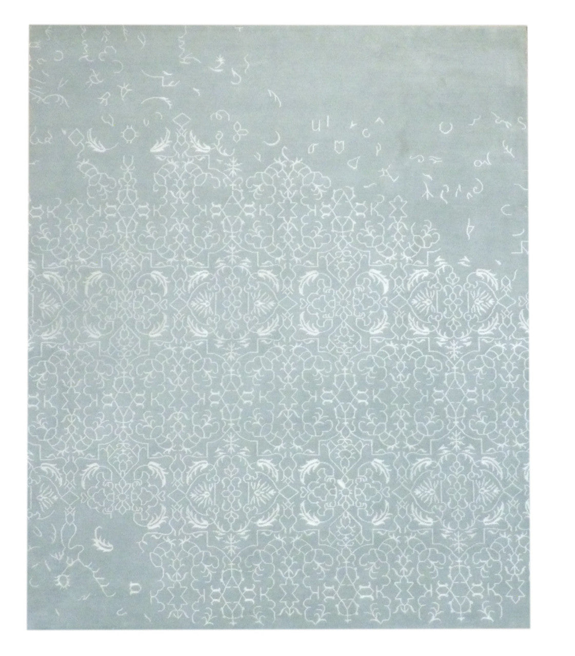8x10 Modern Hand-Knotted Silk rug, Rug #101-1077