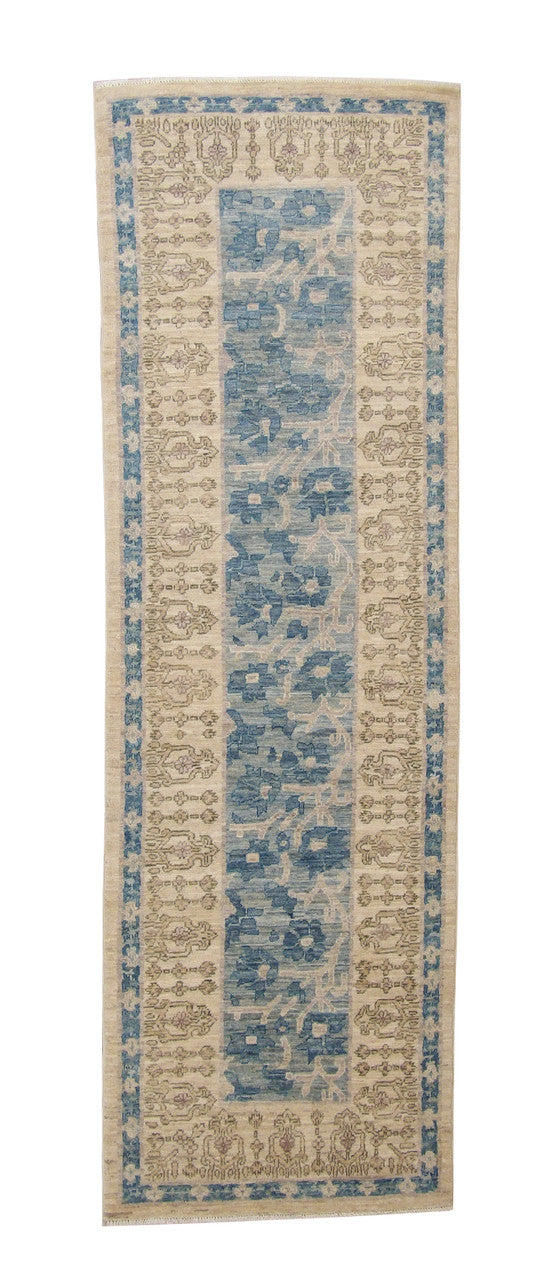 2x8 Oushak Hand-Knotted Wool rug, Rug #101-2104