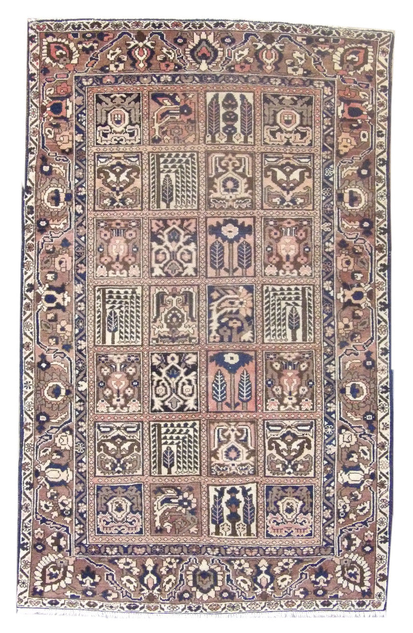 Antique Hand-Knotted Wool rug, Rug #101-785