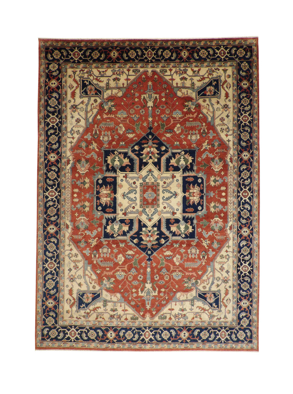 10x14 Tribal Hand-Knotted Wool rug, Rug #101-20120
