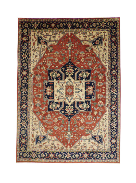 10x14 Tribal Hand-Knotted Wool rug, Rug #101-20120