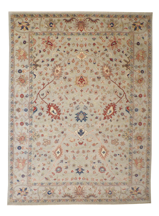 9x12 Oushak Hand-Knotted Wool rug, Rug #101-2144