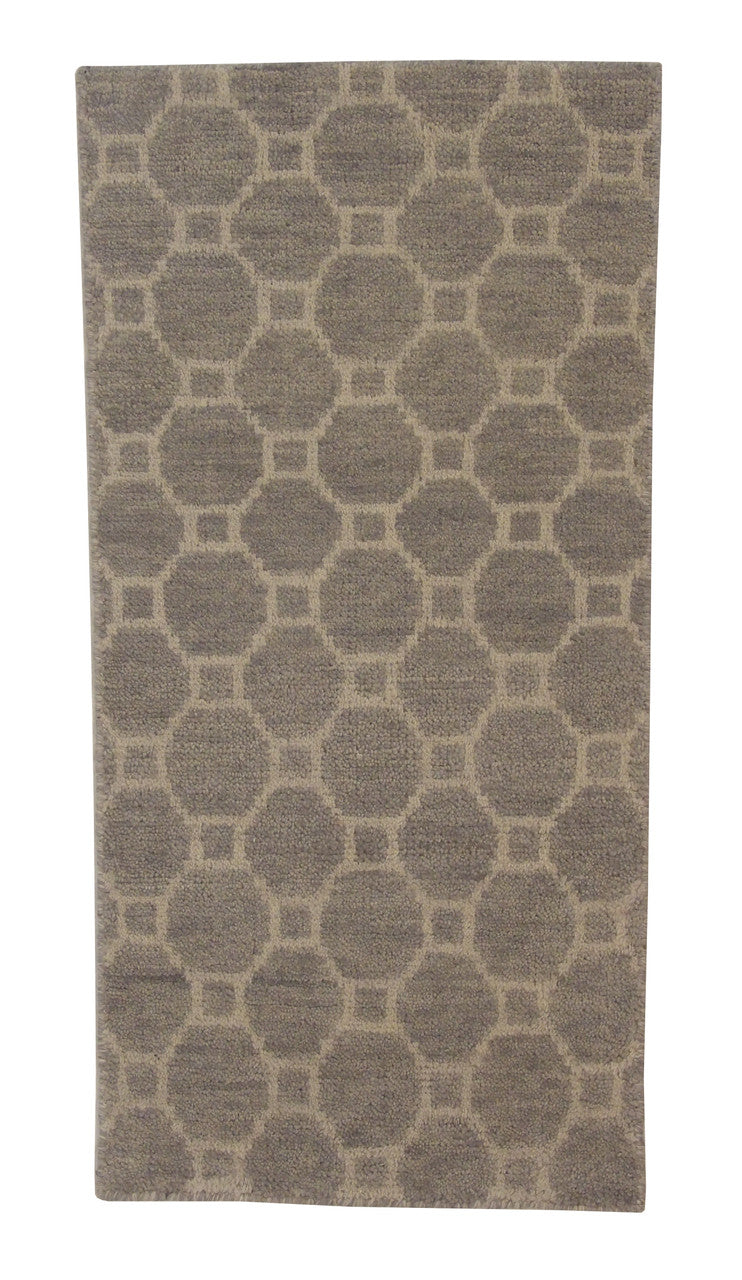 2x4 Modern Hand-Knotted Wool rug, Rug #101-5003