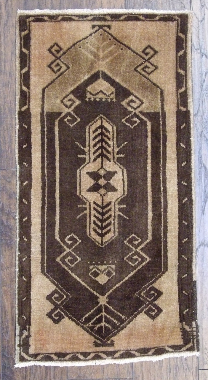 2x3 Antique Hand-Knotted Wool rug, Rug #101-331