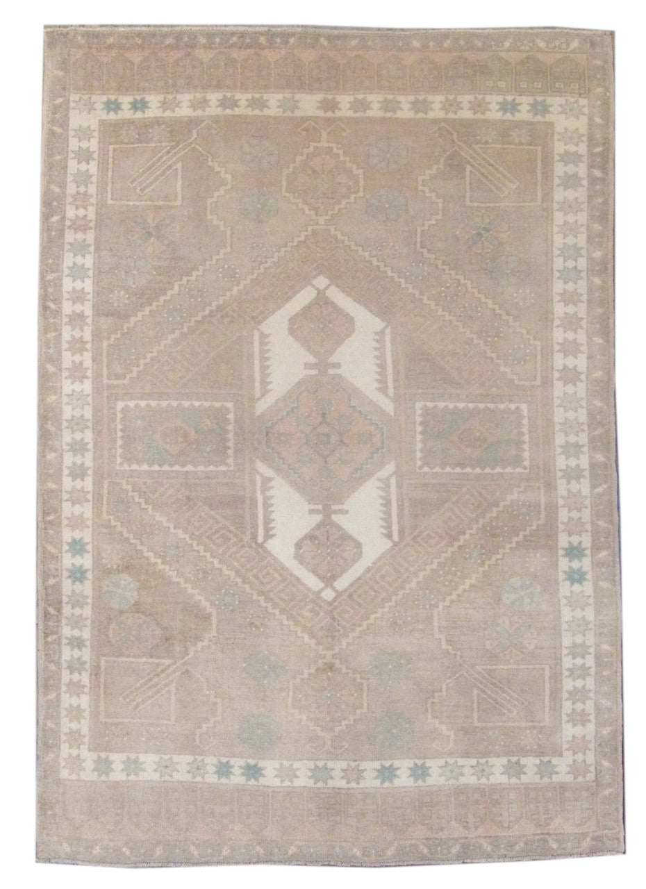 5x8 Oushak Hand-Knotted Wool rug, Rug #101-794