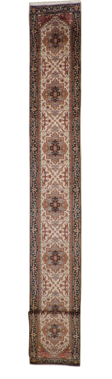 3x23 Tribal Hand-Knotted Wool rug, Rug #101-20284