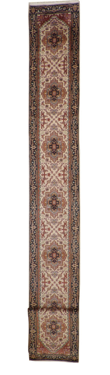 3x23 Tribal Hand-Knotted Wool rug, Rug #101-20284