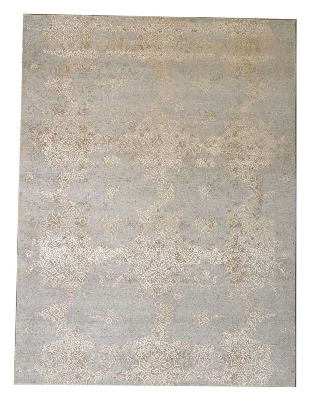 9x12 Transitional Hand-Knotted Silk rug, Rug #101-773