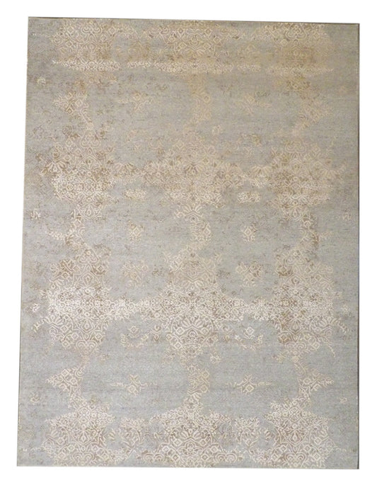 9x12 Transitional Hand-Knotted Silk rug, Rug #101-773