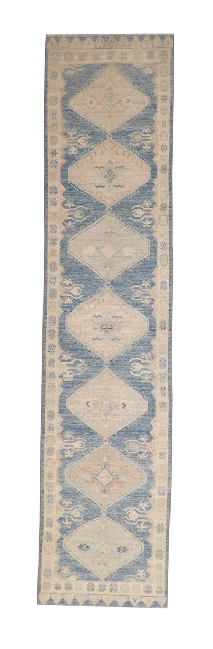 3x12 Oushak Hand-Knotted Wool rug, Rug #101-5080