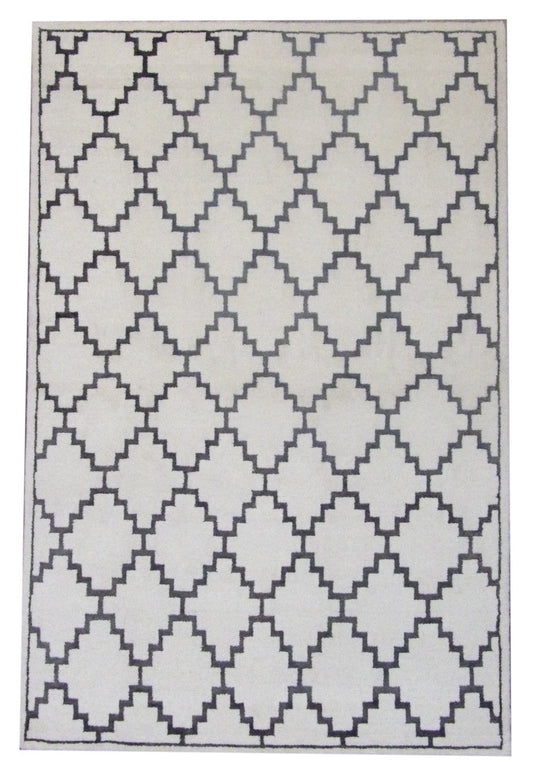 5x8 Moroccan Hand-Knotted Wool rug, Rug #101-851
