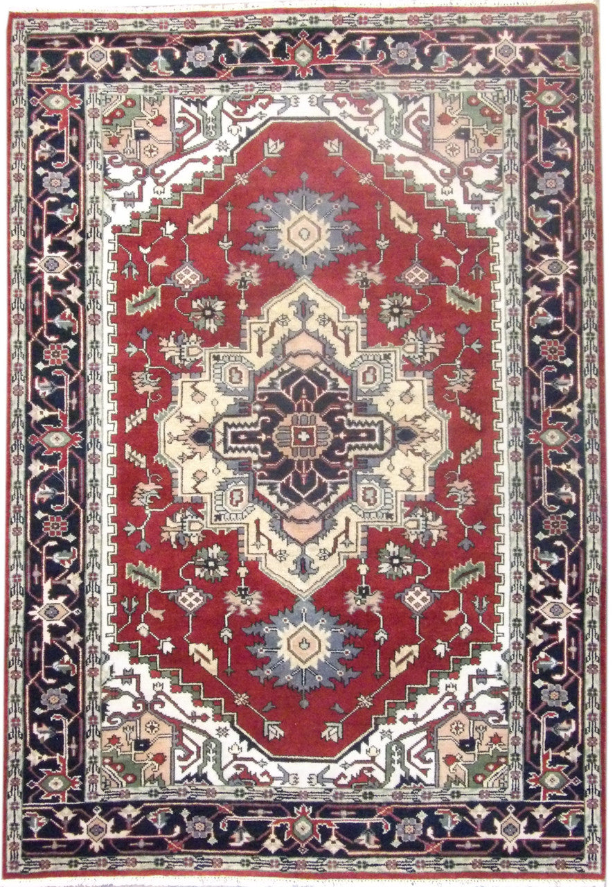 6x9 Traditional Hand-Knotted Wool rug, Rug #101-922
