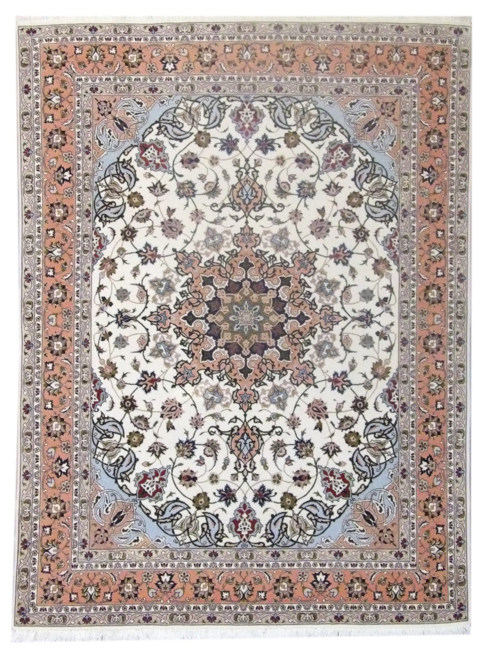 5x8 Traditional Hand-Knotted Silk rug, Rug #101-750