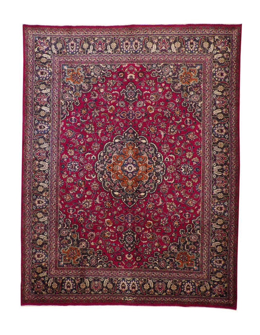 10x12 Antique Hand-Knotted Wool rug, Rug #101-2324