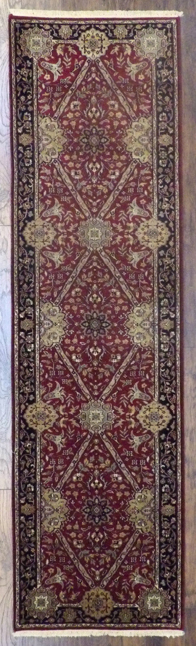 2x10 Traditional Hand-Knotted Wool rug, Rug #101-594