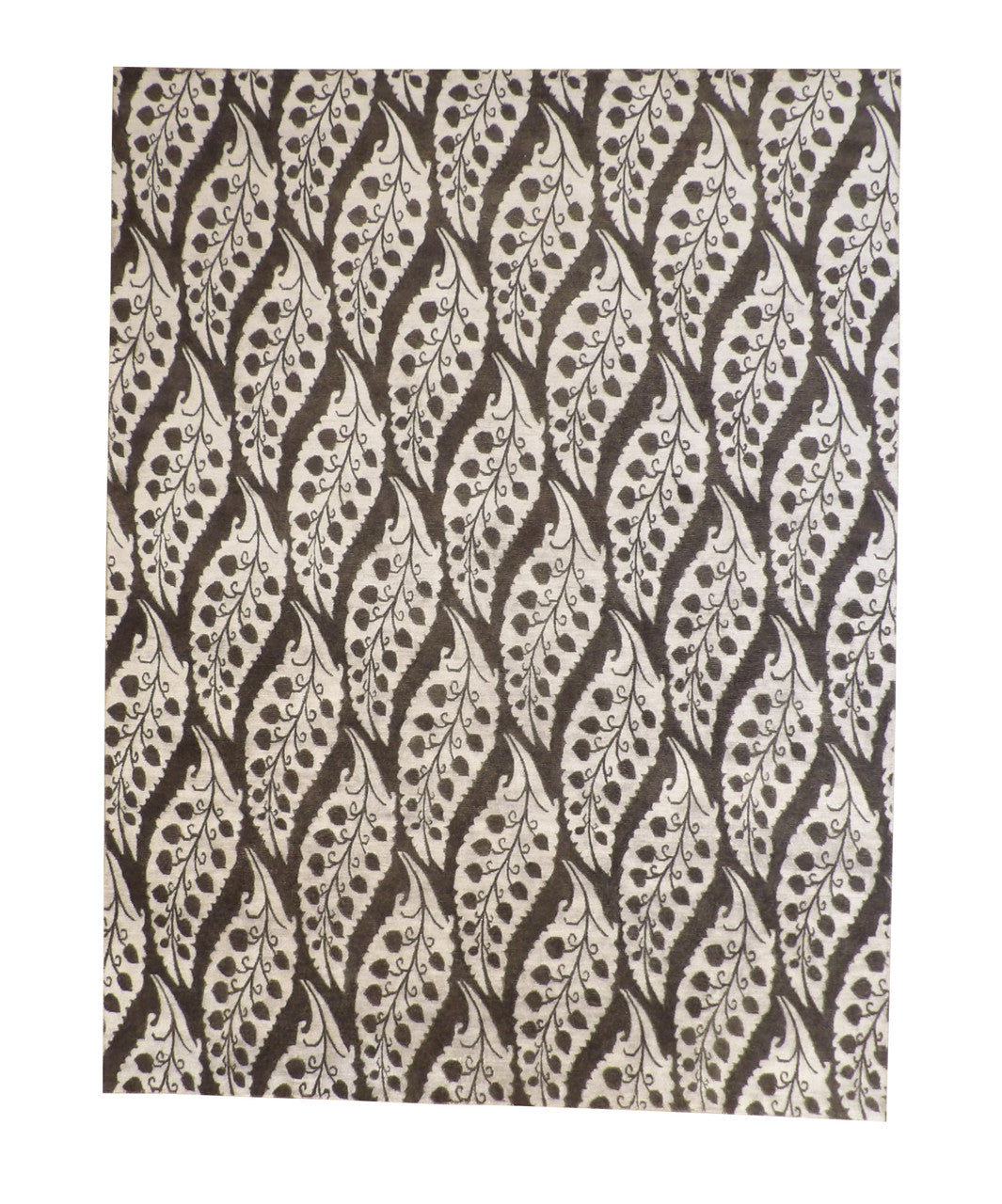 9x12 Ikat Hand-Knotted Silk rug, Rug #101-2004