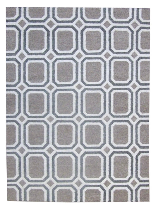 5x7 Coastal Hand-Knotted Wool rug, Rug #101-11134