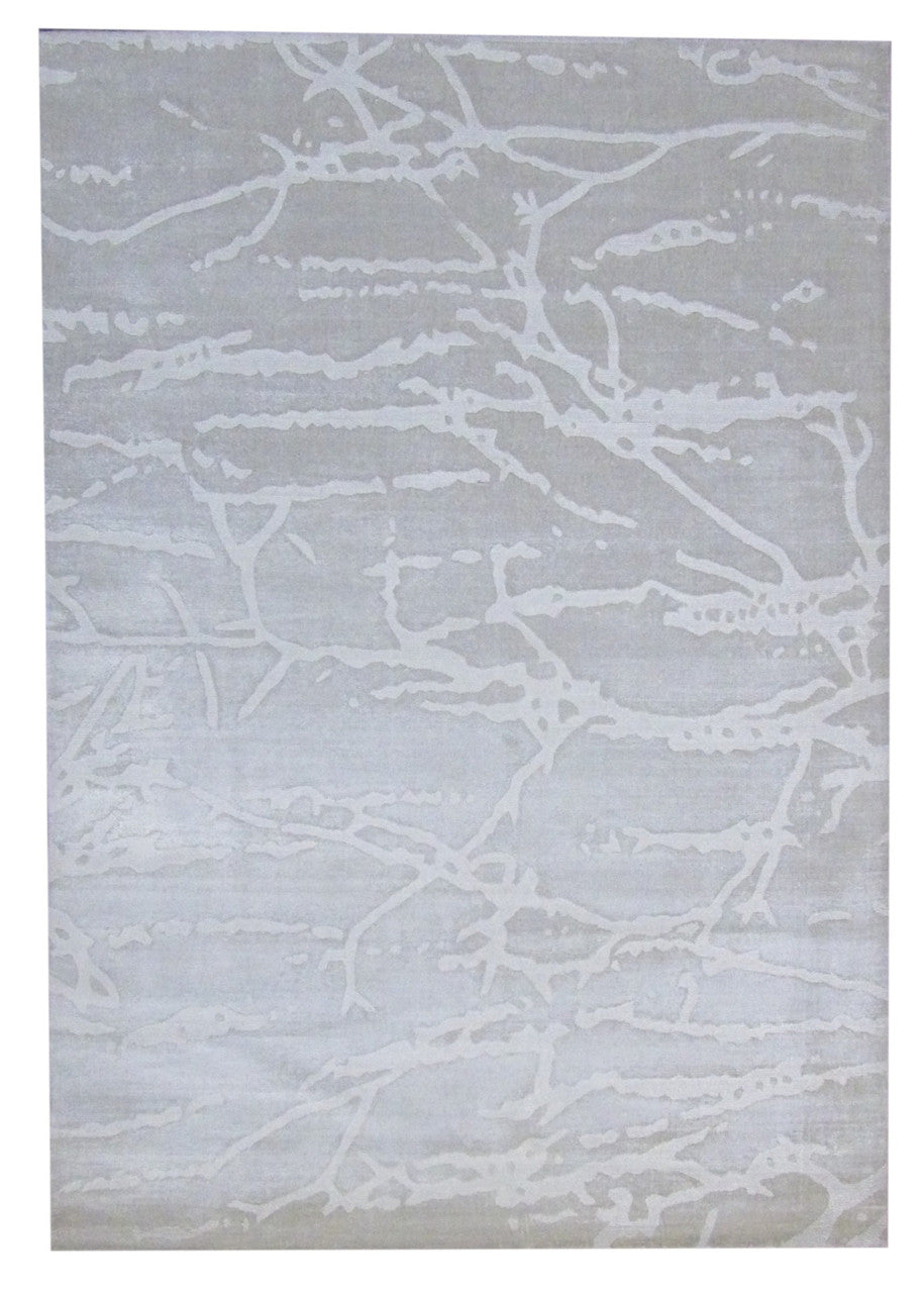 5x8 Modern Hand Loom Silk rug, Rug #101-11075