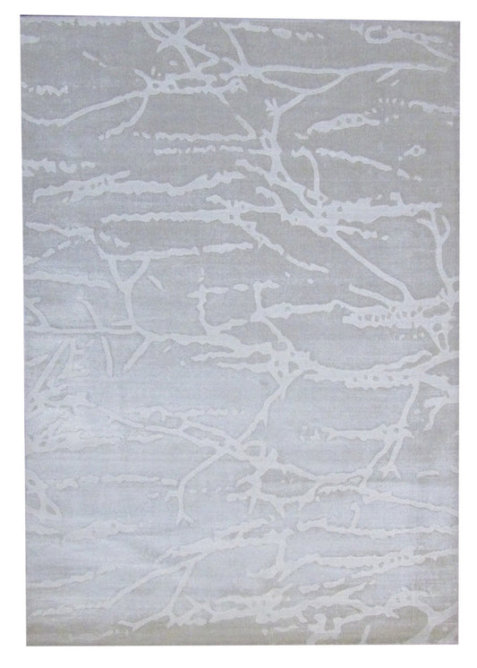 5x8 Modern Hand Loom Silk rug, Rug #101-11075
