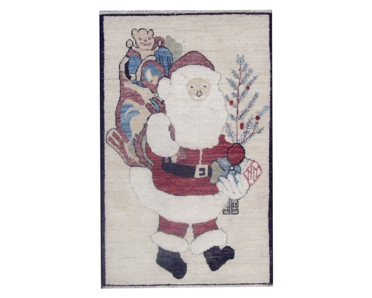 2x4 Modern Hand-Knotted Wool rug, Rug #101-1111
