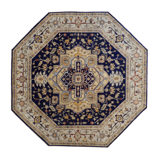 10x10 Tribal Hand-Knotted Wool rug, Rug #101-20276
