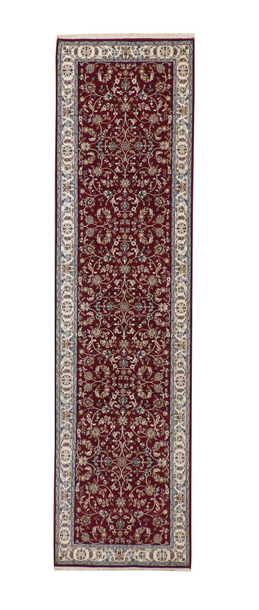 3x10 Traditional Hand-Knotted Silk rug, Rug #101-2389