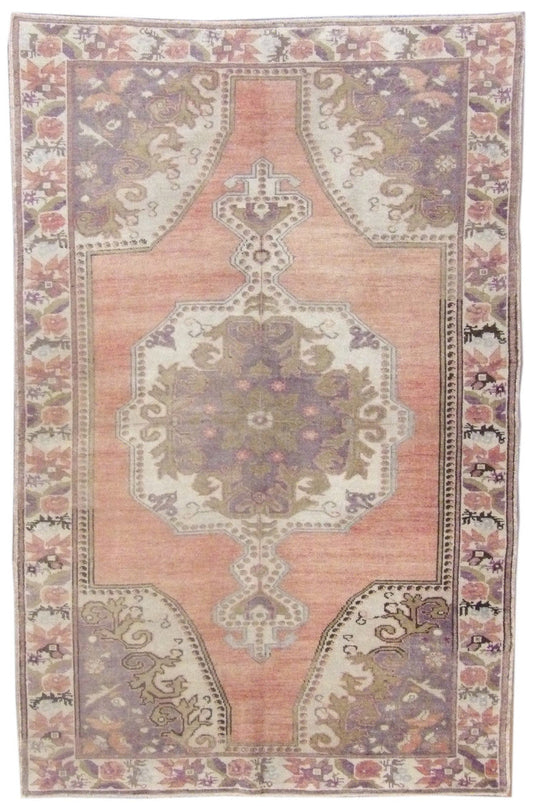 5x8 Oushak Hand-Knotted Wool rug, Rug #101-1039