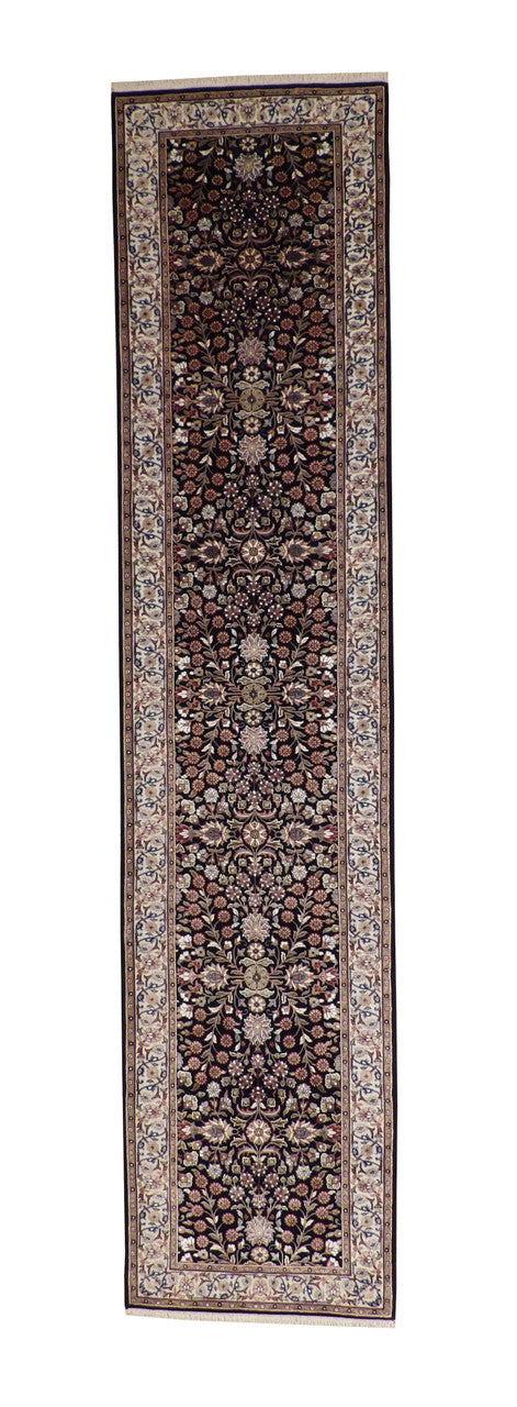 3x12 Traditional Hand-Knotted Silk rug, Rug #101-20226