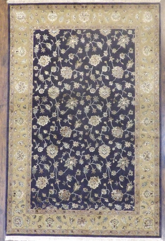 6x9 Traditional Hand-Knotted Silk rug, Rug #101-874