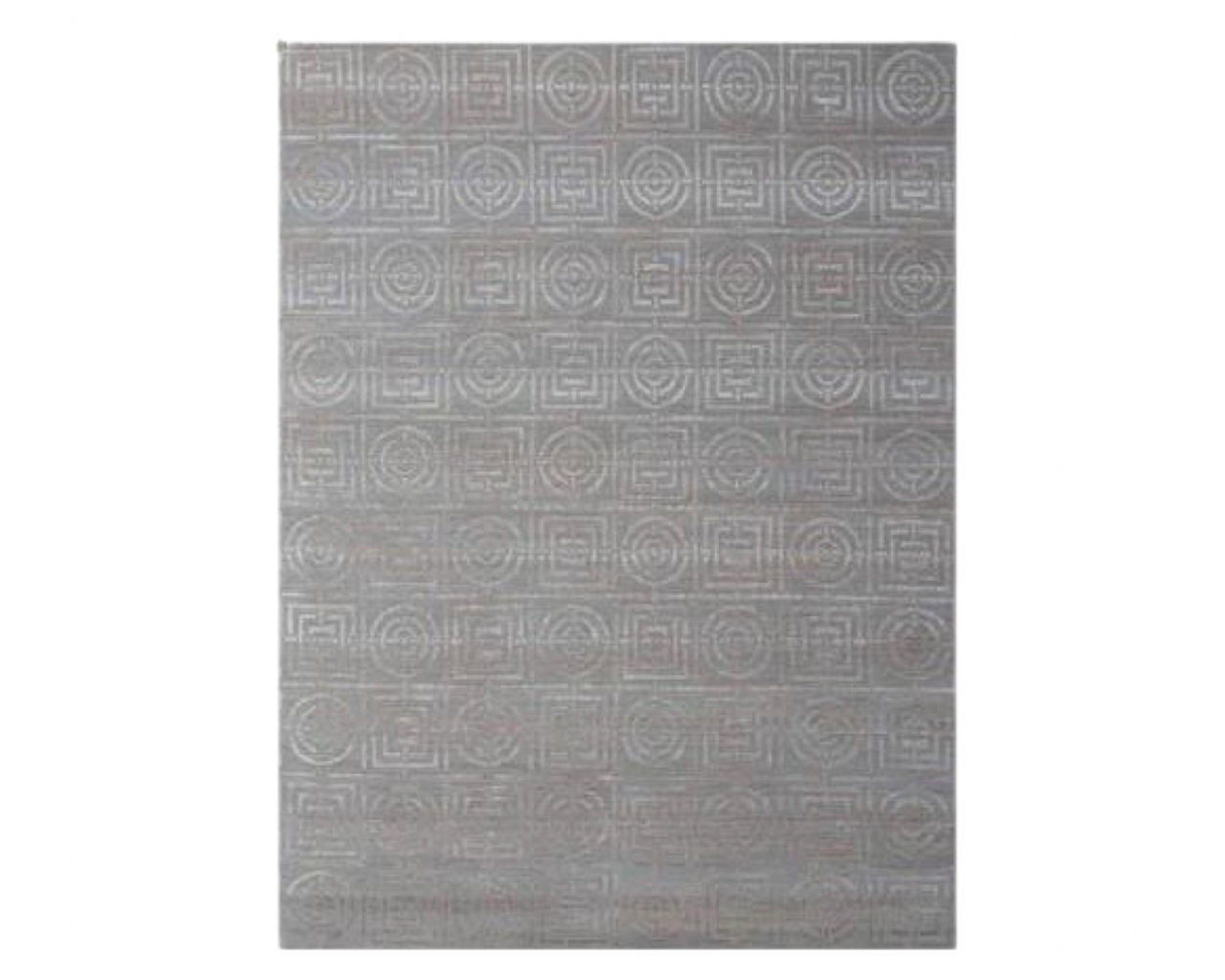 3x5 Modern Hand-Knotted Silk rug, Rug #101-151