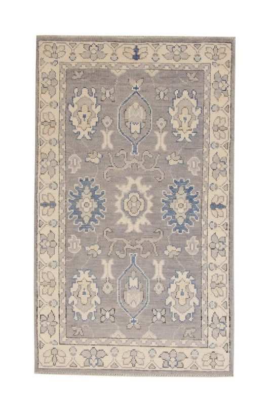 3x5 Oushak Hand-Knotted Wool rug, Rug #101-2092