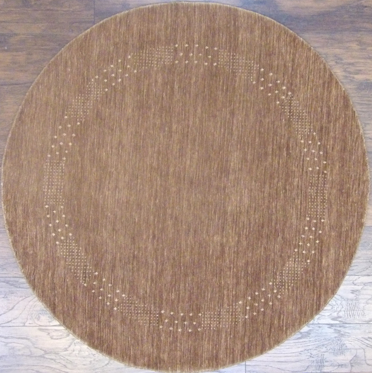 5x5 Tribal Hand-Knotted Wool rug, Rug #101-11109