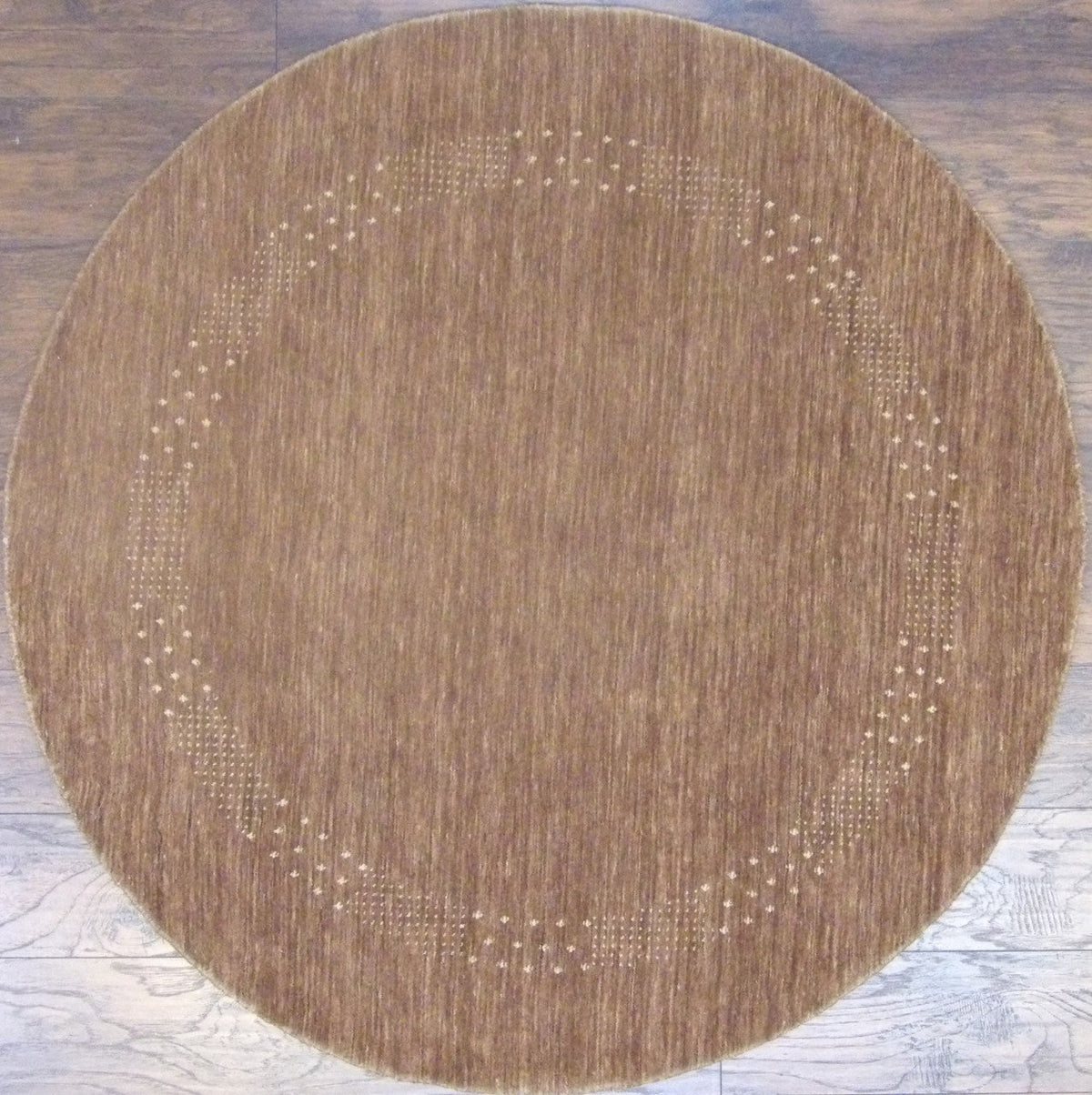 5x5 Tribal Hand-Knotted Wool rug, Rug #101-11109