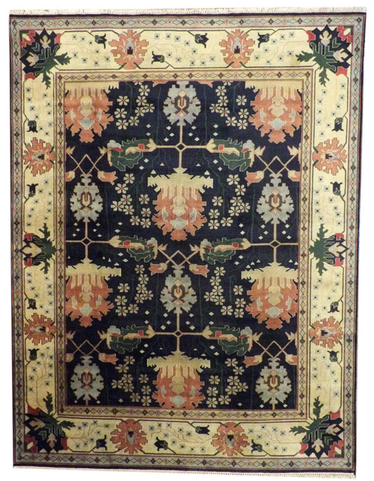 9x12 Traditional Hand-Knotted Wool rug, Rug #101-257