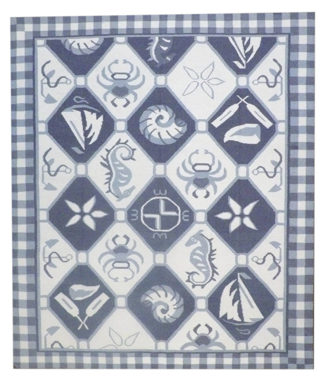 8x10 Coastal Hand-Knotted Wool rug, Rug #101-1087