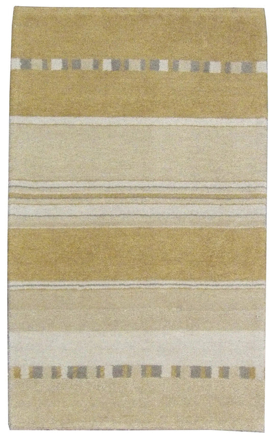 3x5 Modern Hand-Knotted Wool rug, Rug #101-198