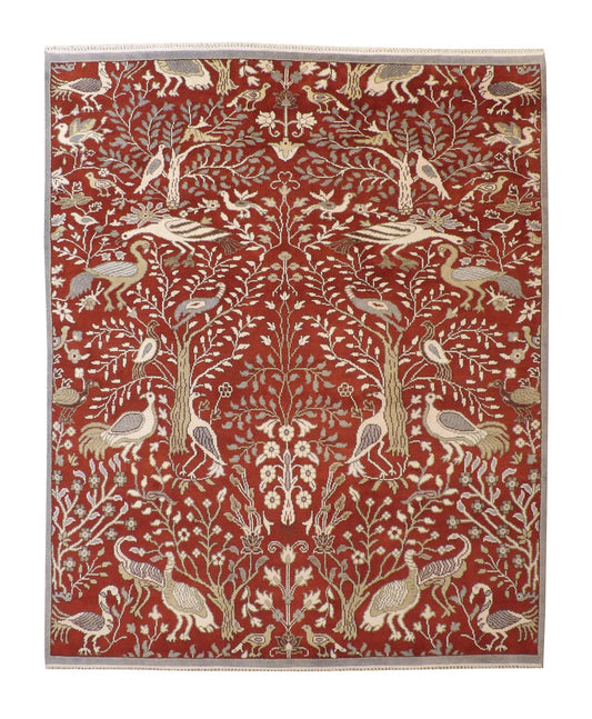 8x10 Tribal Hand-Knotted Wool rug, Rug #101-20260