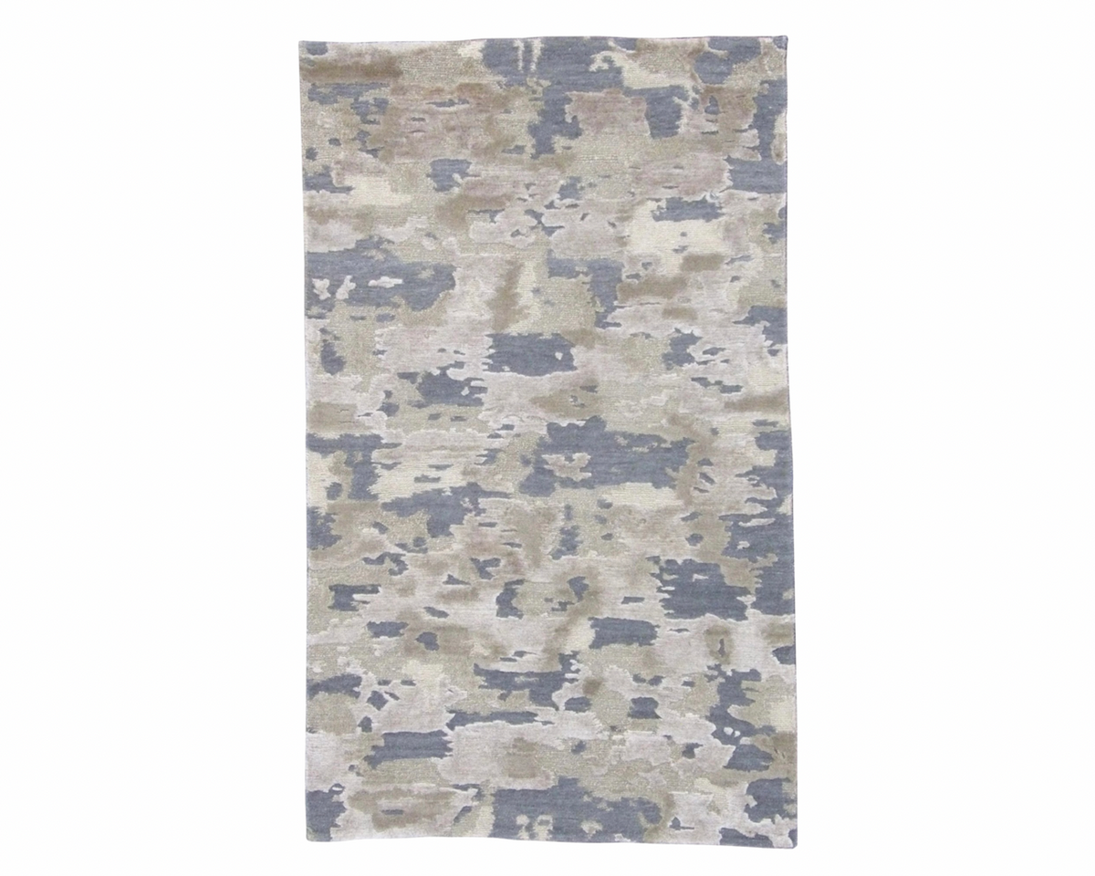 3x5 Modern Hand-Knotted Silk rug, Rug #101-155