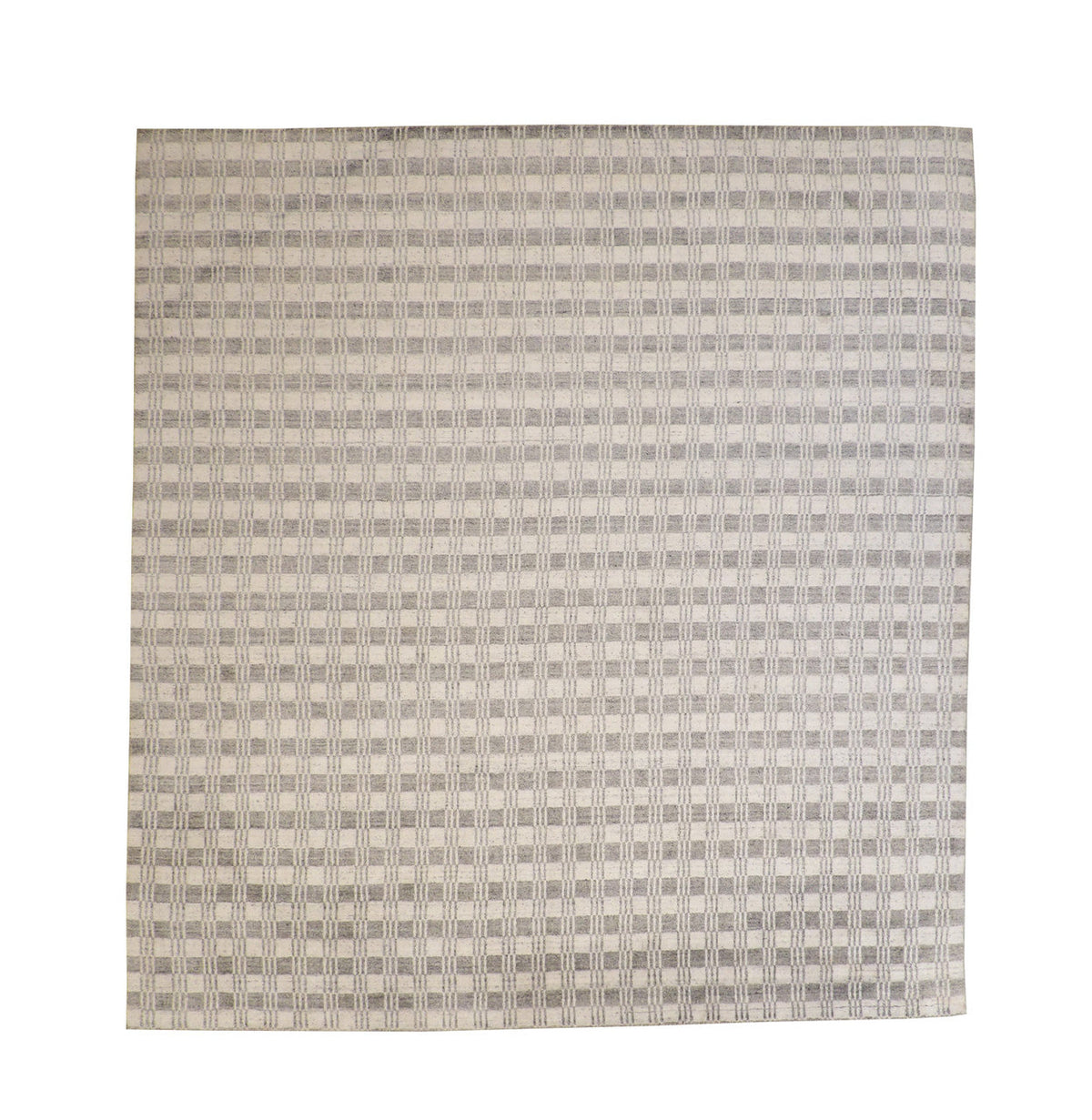 8x8 Modern Hand Loom Wool rug, Rug #101-2127